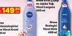 NİVEA BESLEYİCİ VÜCUT SÜTÜ 400 ML fiyat ve kampanya bilgisi